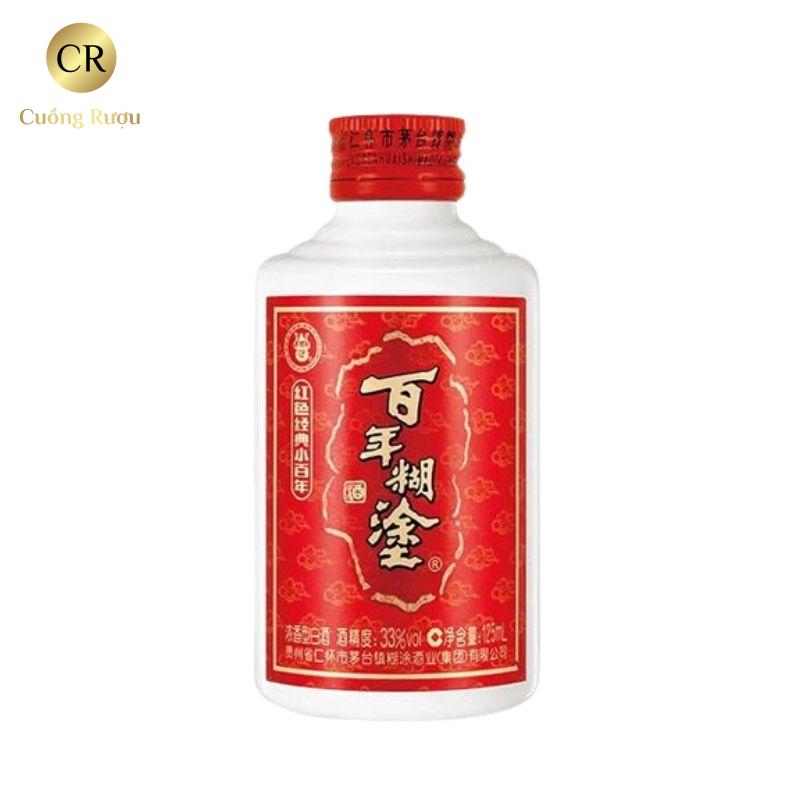 Rượu Bách Niên Hồ Đồ Nhãn Đỏ 125ml / 百年糊涂 红色经典 (Thùng 24 Chai) chính hãng nhập khẩu