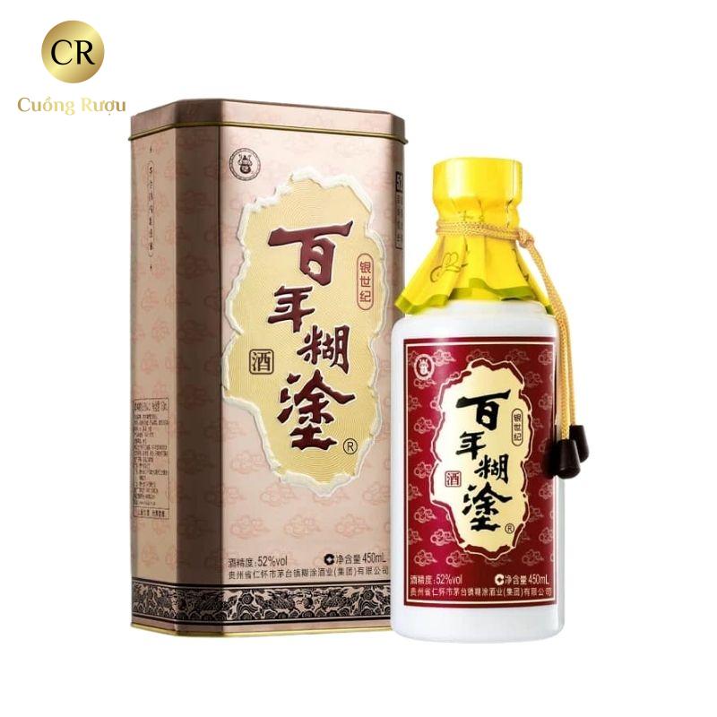 Rượu Bách Niên Hồ Đồ Hộp Thiếc 450ml / 百年糊涂 (Bản Quà Tặng) chính hãng nhập khẩu