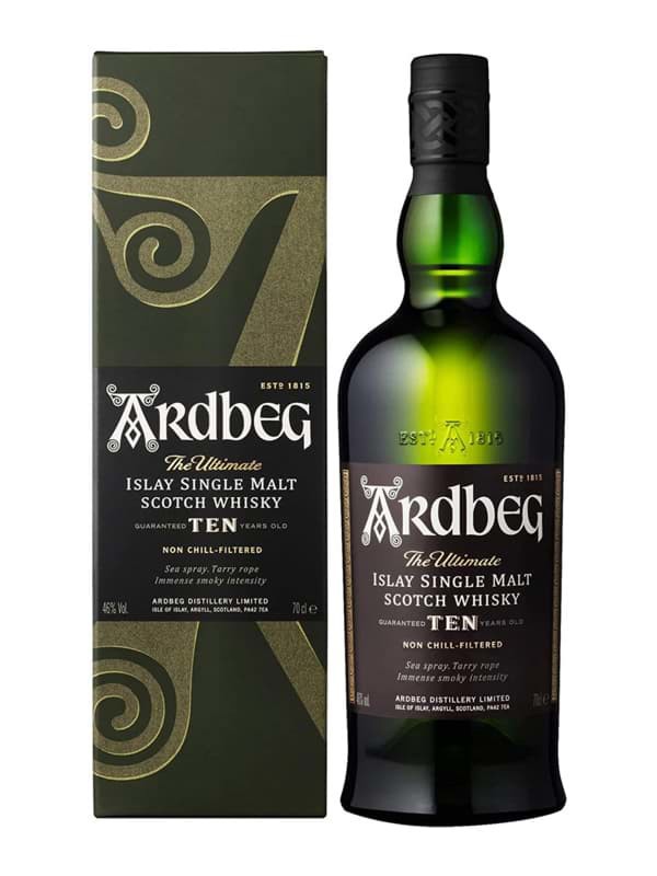 Rượu Ardbeg 10 Years Old Islay Single Malt chính hãng nhập khẩu
