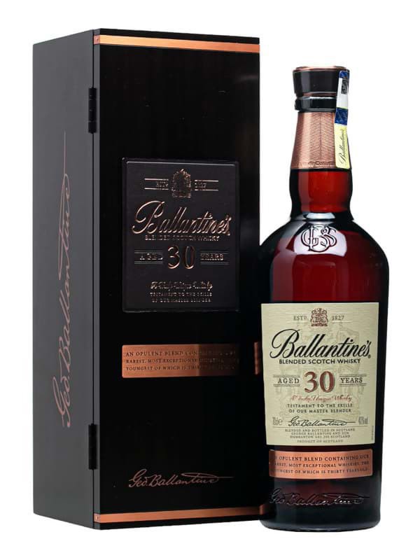 Rượu Ballantine's 30 Years Old Blended Scotch Whisky chính hãng nhập khẩu