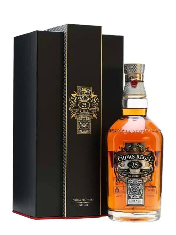 Rượu Rượu Whisky Chivas Regal 25 Năm (Chai Thủy Tinh Hộp Quà Da VIP) chính hãng nhập khẩu