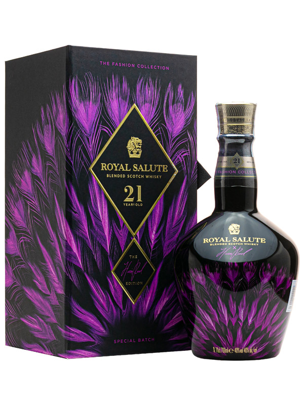 Rượu Chivas Royal Salute 21 Năm Harris Reed Edition Blue (Phiên Bản Xanh Lông Vũ)