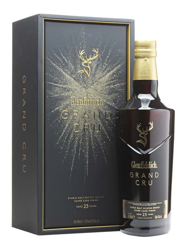 Rượu Glenfiddich 23 Years Old Grand Cru (Thùng Vang Nổ Pháp) chính hãng nhập khẩu