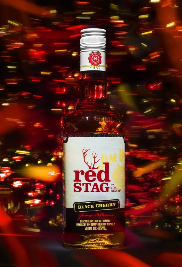 Rượu Rượu Bourbon Jim Beam Red Stag Black Cherry chính hãng nhập khẩu