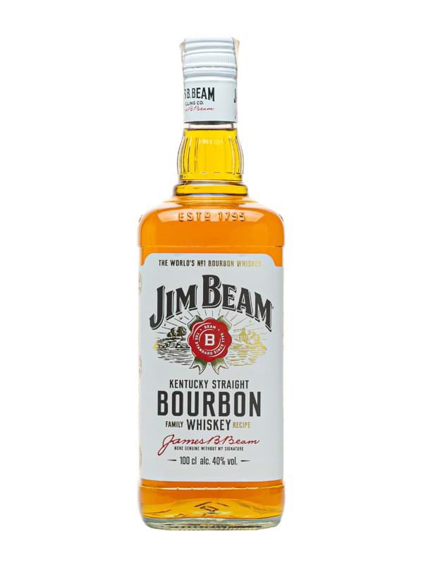 Rượu Rượu Bourbon Jim Beam White Label (Bản 1 Lít Tiết Kiệm) chính hãng nhập khẩu