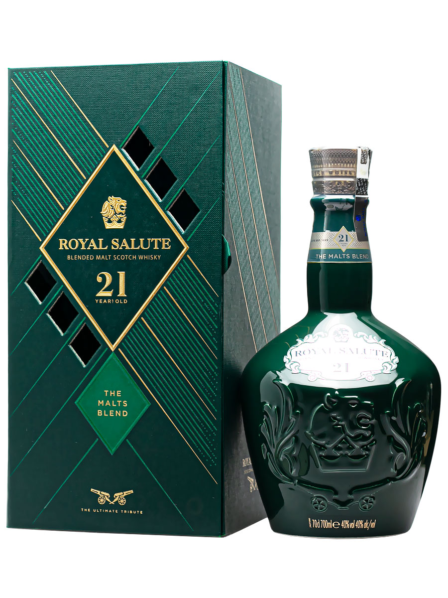 Rượu Royal Salute 21 Years Old (Bình Sứ Đỏ Ruby / Xanh Lục Emerald) chính hãng nhập khẩu