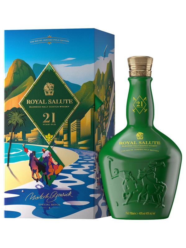 Rượu Royal Salute 21 Years Old The Signature Blend (Bình Sứ Xanh Sapphire) chính hãng nhập khẩu