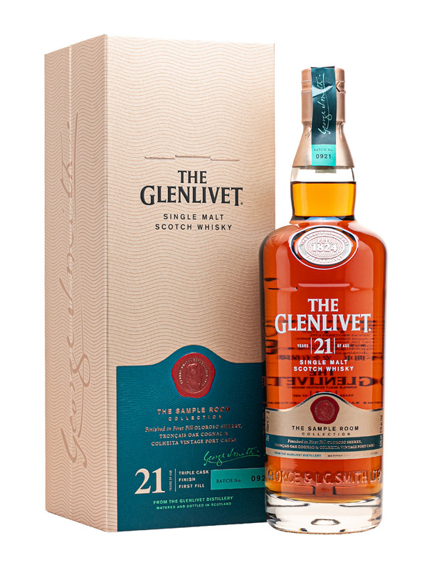 Rượu The Glenlivet 21 Years Old Archive (Bản Hộp Gỗ Khóa Đồng) chính hãng nhập khẩu