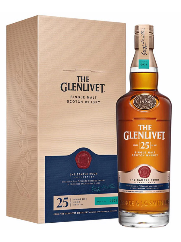 Rượu The Glenlivet 25 Years Old (Hộp Gỗ Sang Trọng) chính hãng nhập khẩu